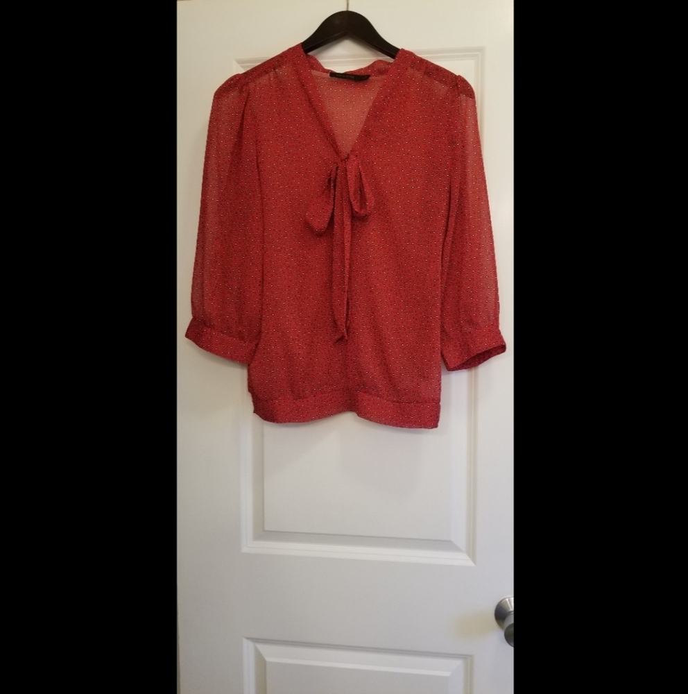 The Limited Red Blouse